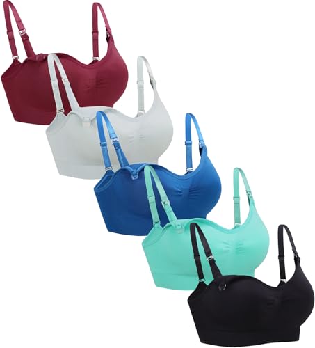 Suekaphin 5PACK Nursing Bra