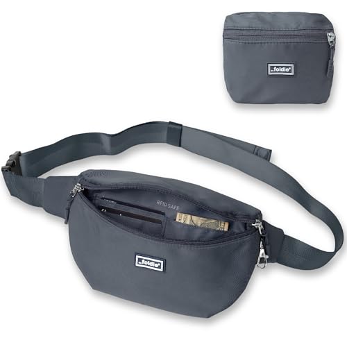 The Foldie Foldable Crossbody (Grey)