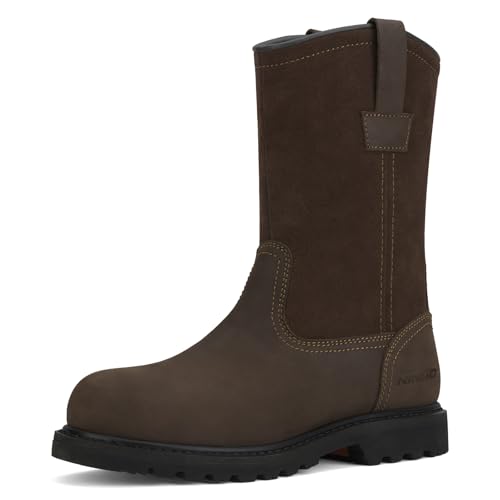 HISEA NINGO Mens Wellington Work Boots