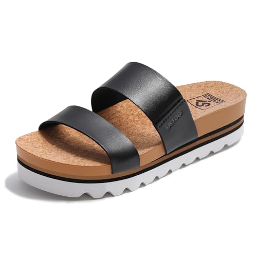 Ustogi Flatform Platform Sandals