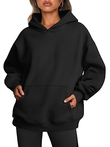 Trendy Queen Womens Oversized Hoodies Fleece Sweatshirts Fall Fashion Pullover Sweaters Winter Clothes