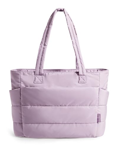 BAGSMART Tote Bag for Women, Lightweight Puffy Tote