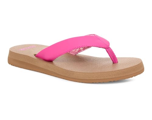 Sanuk Yoga Mat II | Flip Flops for Women | Yoga Sandals For Women | Women's Beach Sandals | Memory Foam Footbed