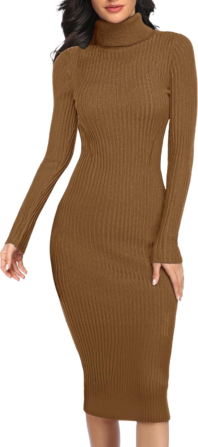 v28 Viscose Slim Fitted Sweater Dress