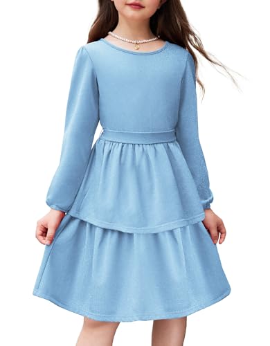 Arshiner Sparkly Puff Sleeve Dress