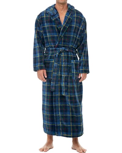 Alexander Del Rossa Hooded Robe (Highland Tartan)