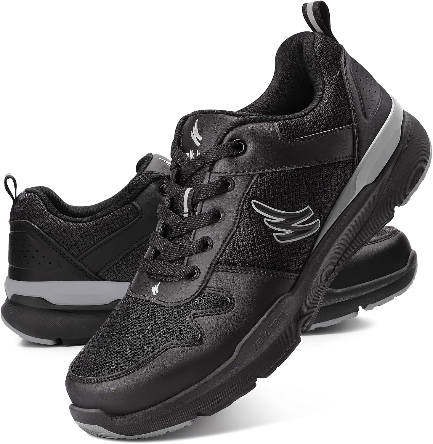 Walking Shoes for Men with Arch Support - Orthopedic Comfortable Sneakers for Plantar Fasciitis - Breathable Non Slip Shoes for Flat Feet & Pain Relief