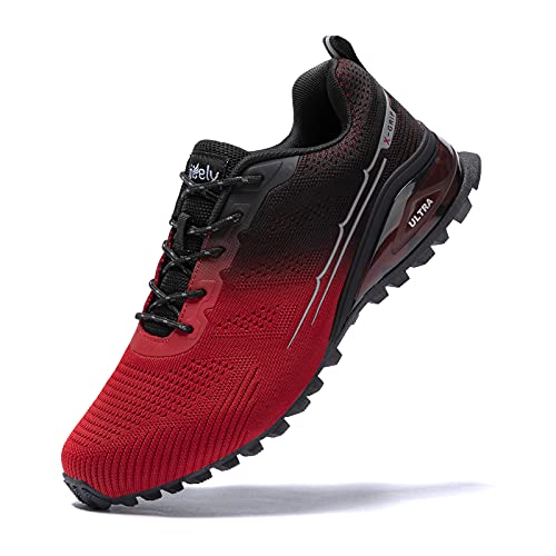 Kricely Men's Trail Running Shoes Fashion Walking Hiking Sneakers for Men Tennis Cross Training Shoe Outdoor Snearker Mens Casual Workout Footwear