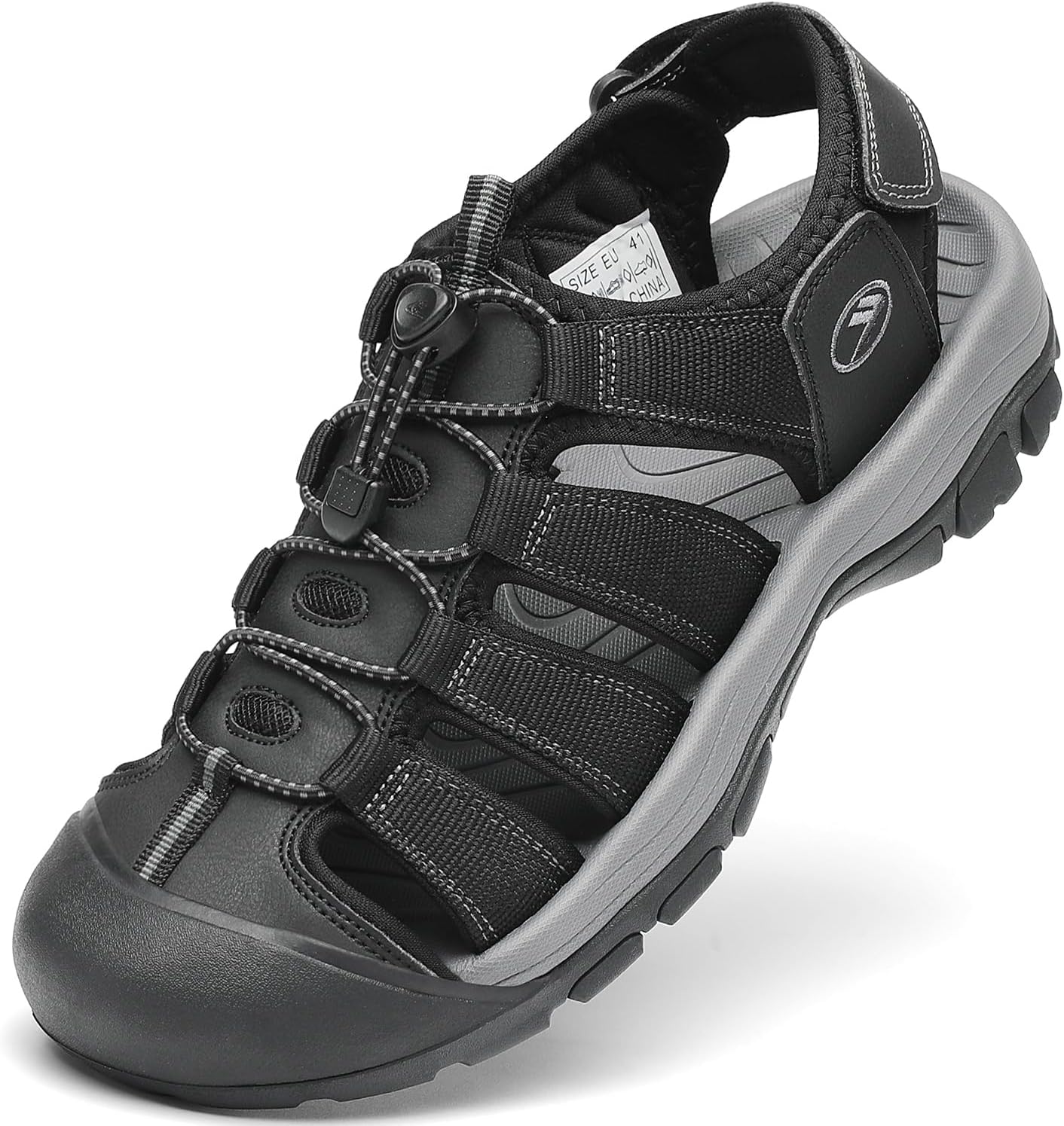 FLARUT Men's Athletic Sandals (Closed Toe)