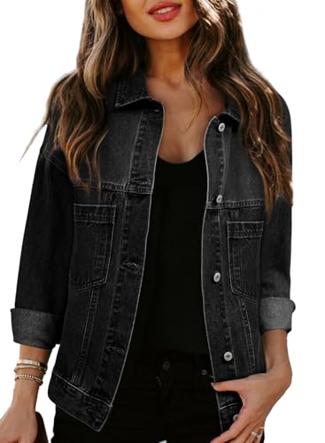 Sidefeel Women's Denim Jacket (casual)