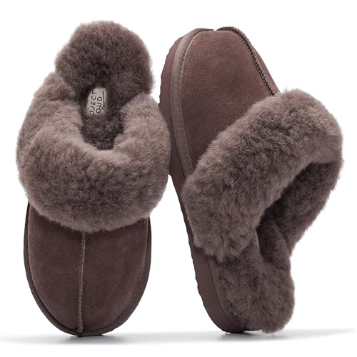 Project Cloud Leather Slippers (Fur)