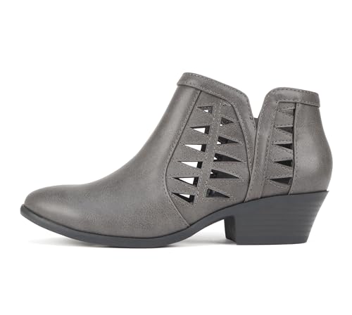 Soda CHANCE Perforated Stacked Heel (Budget)