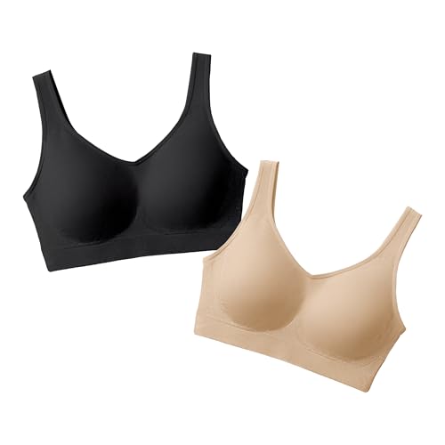 SHAPERMINT Wireless Bras for Women No Underwire  Small to Plus Size Bralettes with Support and Natural Lift