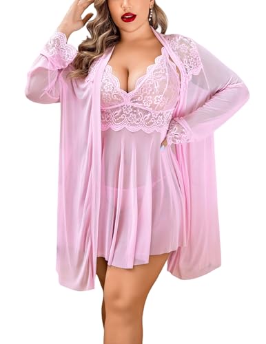 Avidlove Plus Size Lingerie Set