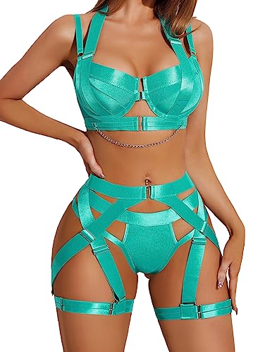 Avidlove Strappy Underwire Set