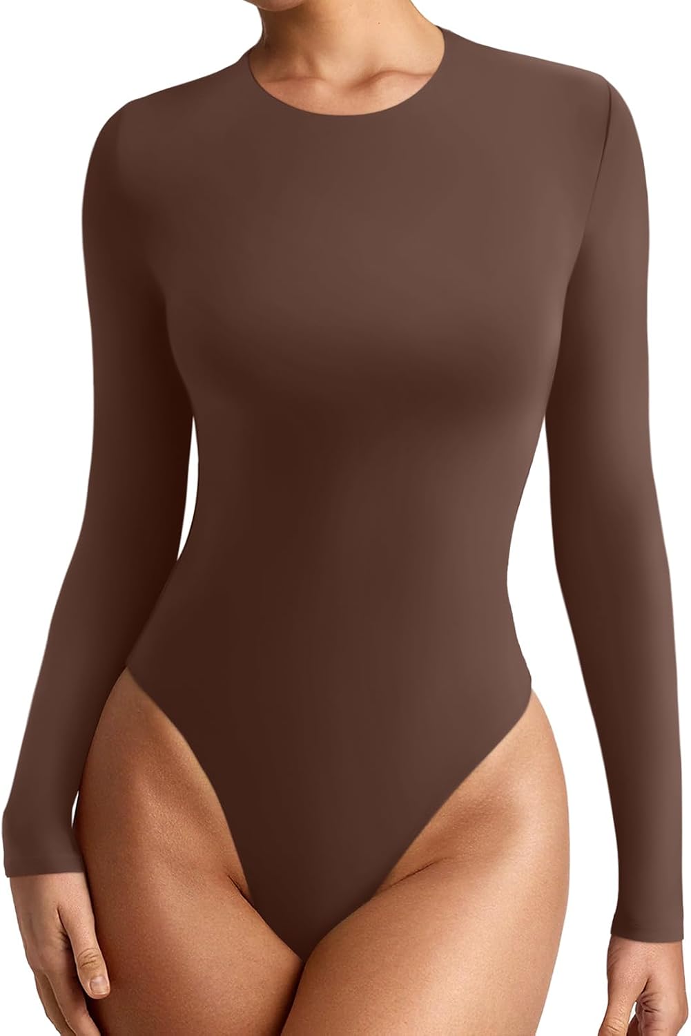 REORIA Crew Neck Bodysuit