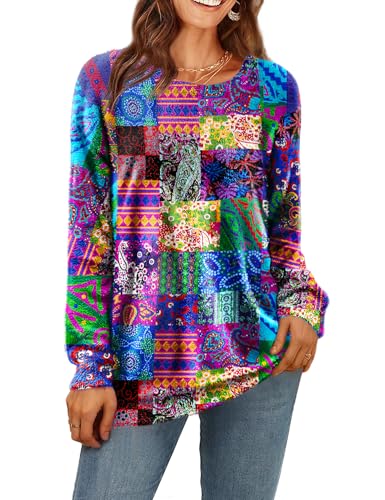 YESNO Graphic Oversized Pullover