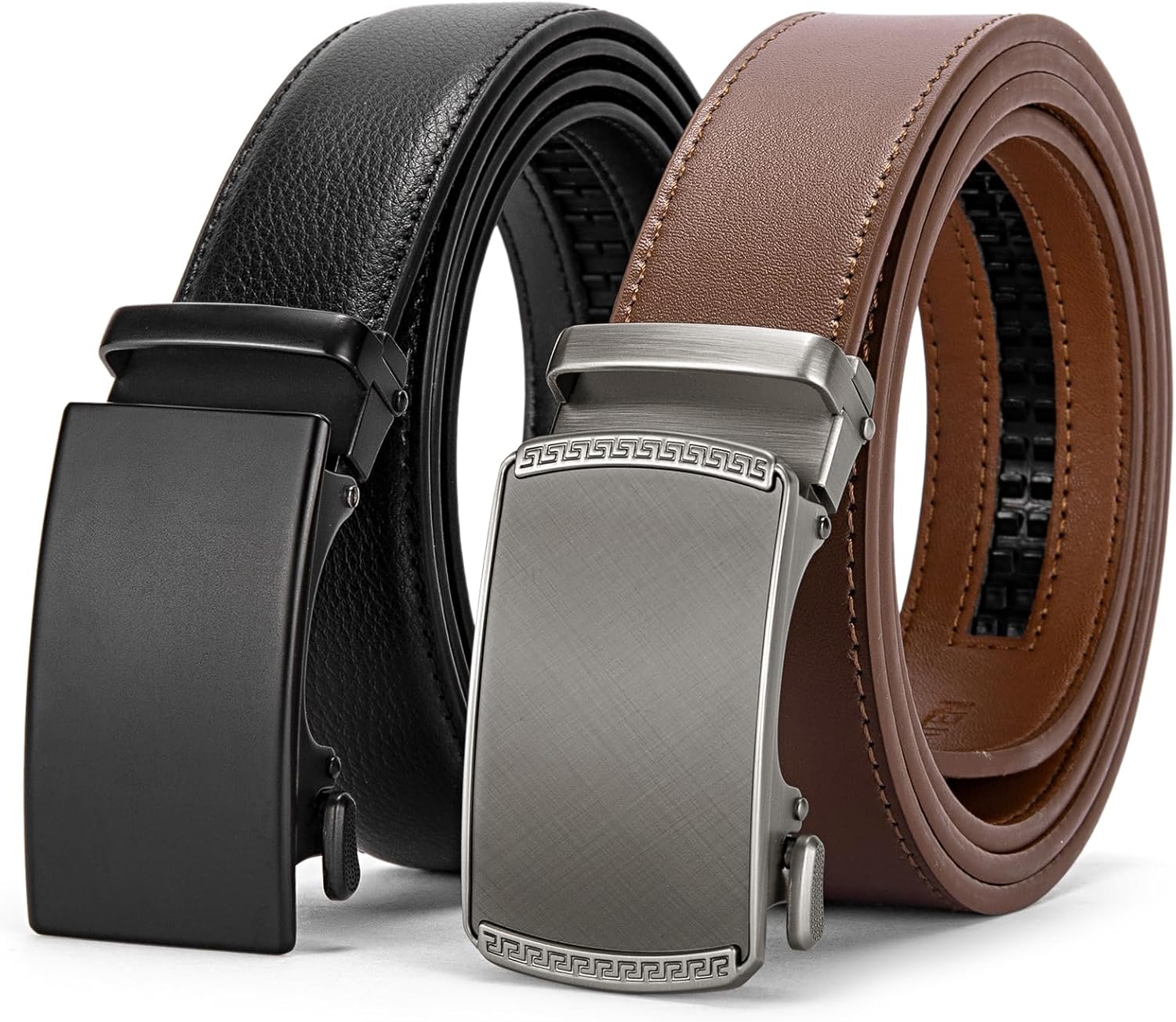 BOSTANTEN Ratchet Leather Belt (trim-to-fit)