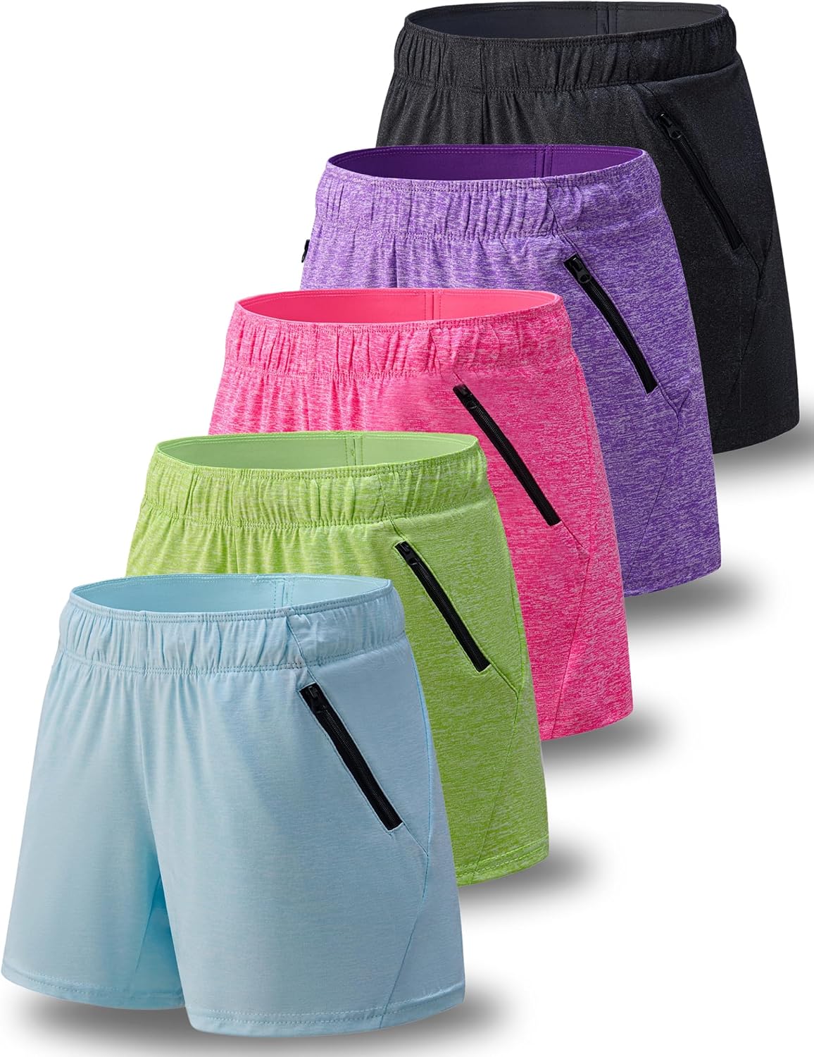 Liberty Imports 5-Pack Lounge Shorts