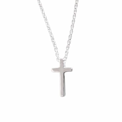 Sterling Silver Dainty Cross Necklace