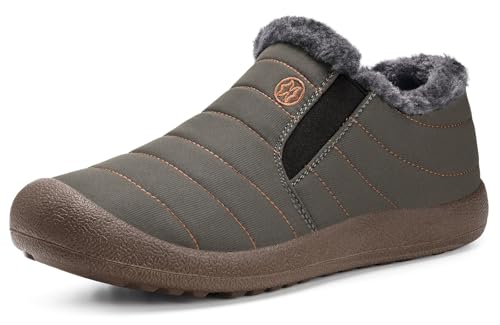 Eagsouni Fur-Lined Slip-On Booties (Water-Resistant)