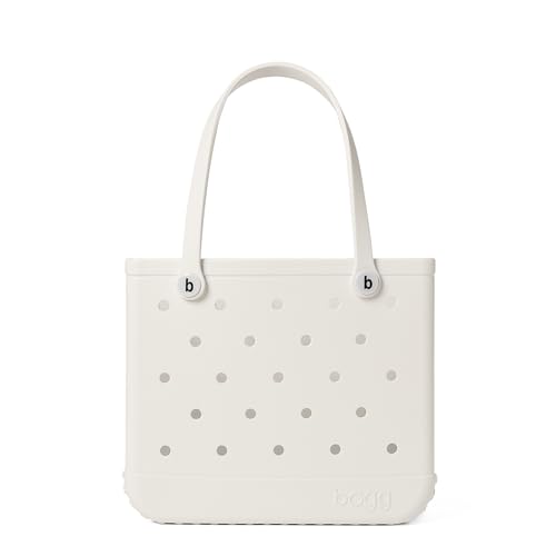 BOGG BAG - Tote for Beach, Pool, Boat, Sports - All Purpose EVA - White Buttons