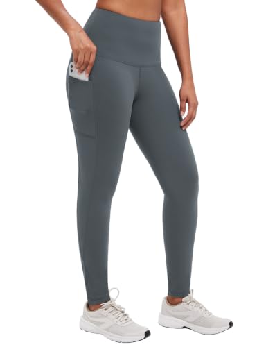 baleaf Women's Fleece Lined Leggings Thermal Warm Winter Tights High Waisted Thick Yoga Pants Cold Weather with Pockets