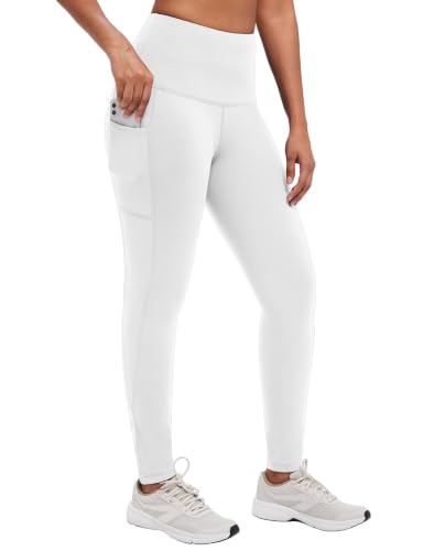 baleaf Women's Fleece Lined Leggings Thermal Warm Winter Tights High Waisted Thick Yoga Pants Cold Weather with Pockets