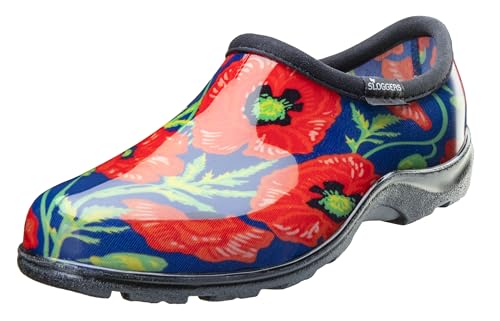 Sloggers Original Waterproof Rain and Garden Shoe for Women Outdoor Slip-On Garden Clog - Made in The USA with Premium Comfort Insole and Arch Support