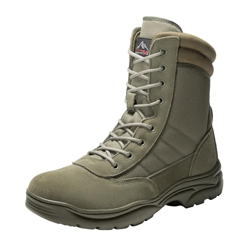 NORTIV 8 Men's Military Tactical Work Boots Trooper