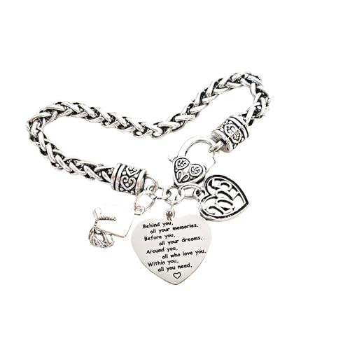 Inspirational Graduation Charm Bracelet
