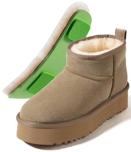 Mel&Syd Platform Ankle Boots (Sheepskin)