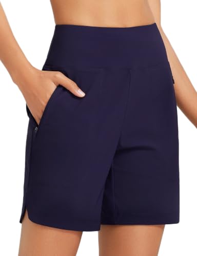 baleaf High Waisted Swim Board Shorts