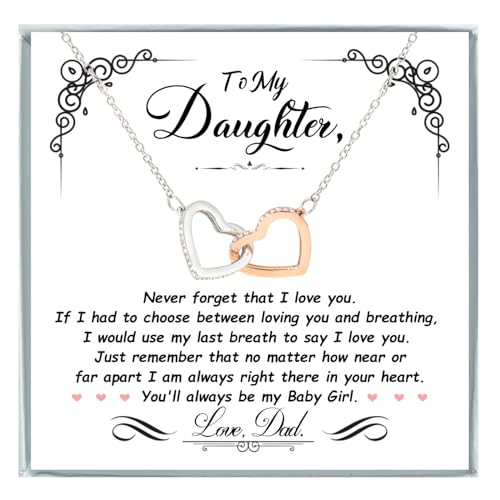 ROMESIA To My Daughter Necklace