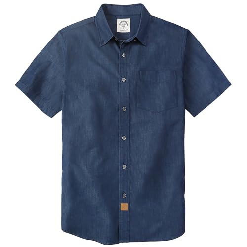 Dubinik Mens Short Sleeve Button Down