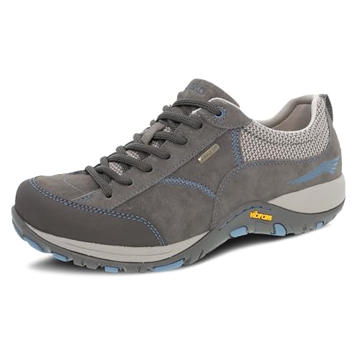 Dansko Paisley Waterproof Outdoor Sneakers for Women - Comfortable, Breathable Walking Shoes with Arch Support - Stain Resistant Sneakers with Slip Resistant Rubber Outsole - Great for Hiking