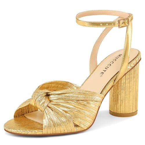 MUCCCUTE Bow Knot Heeled Sandals