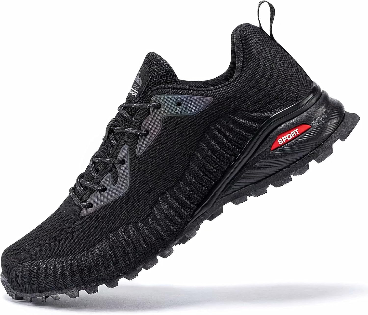 Kricely Men's Trail Running Shoes Fashion Walking Hiking Sneakers for Men Tennis Cross Training Shoe Outdoor Sneaker Mens Casual Workout Footwear