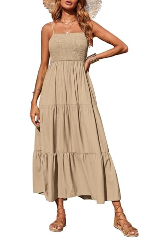 PRETTYGARDEN Maxi Smocked Dress