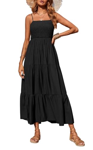 PRETTYGARDEN Smocked Maxi (Tiered)