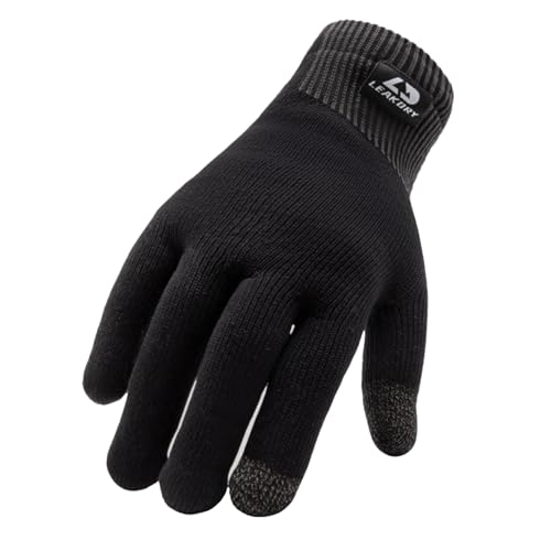 Waterproof Merino Wool Touchscreen Gloves,3-Layer Inusulated Thermal Winter Gloves,Windproof for Hiking,Skiing,Work