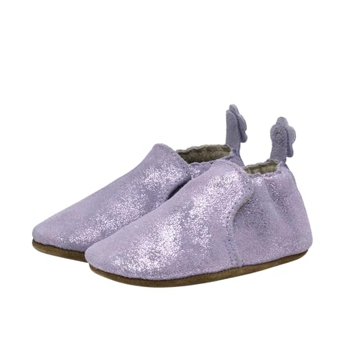 Robeez Baby Girls and Unisex Soft Soles Slip-Resistant Crib Shoes Slippers for Infant and Toddler, 0-24 Months