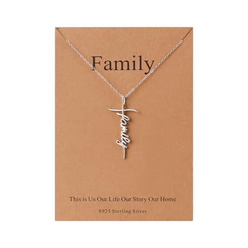 Lcherry Faith Cross Pendant (Message)