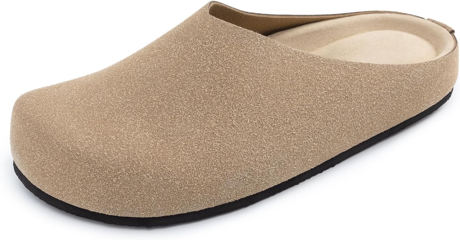 Athlefit Slip On Suede Clogs
