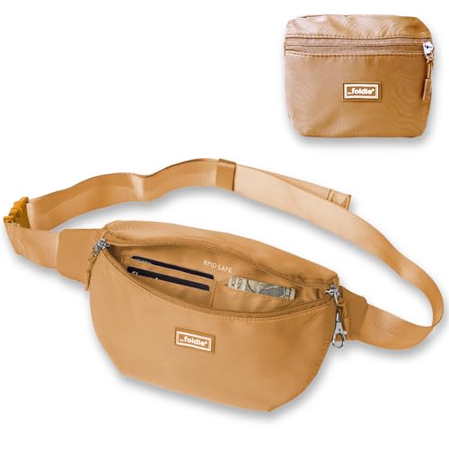 The Foldie Foldable Crossbody (Cognac)