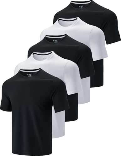Liberty Imports 5-Pack Quick Dry Crew