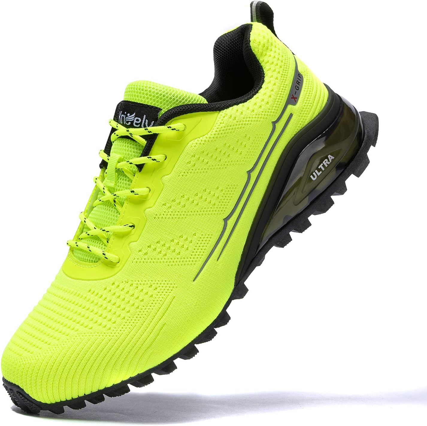 Kricely Men's Trail Running Shoes Fashion Walking Hiking Sneakers for Men Tennis Cross Training Shoe Outdoor Sneaker Mens Casual Workout Footwear