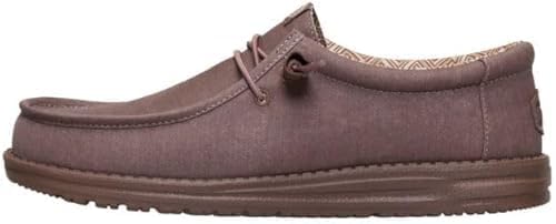 HEYDUDE Mens Wally Stretch Canvas Loafers