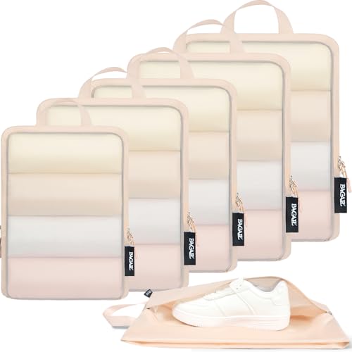 BAGAIL 6 Set Ultralight Compression Packing Cubes