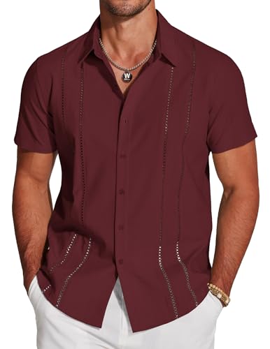 COOFANDY Cuban Guayabera